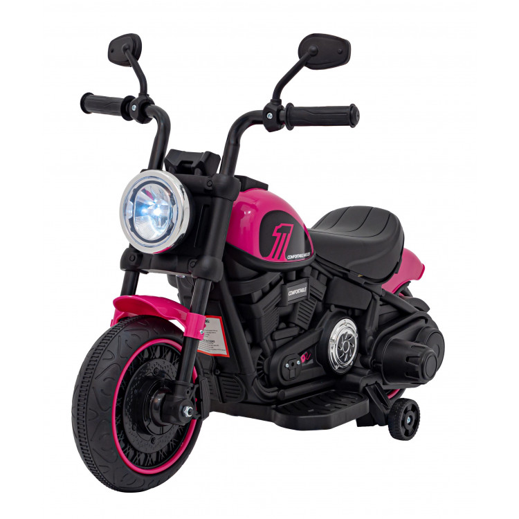 Elektrická motorka Chopper Faster - ružová